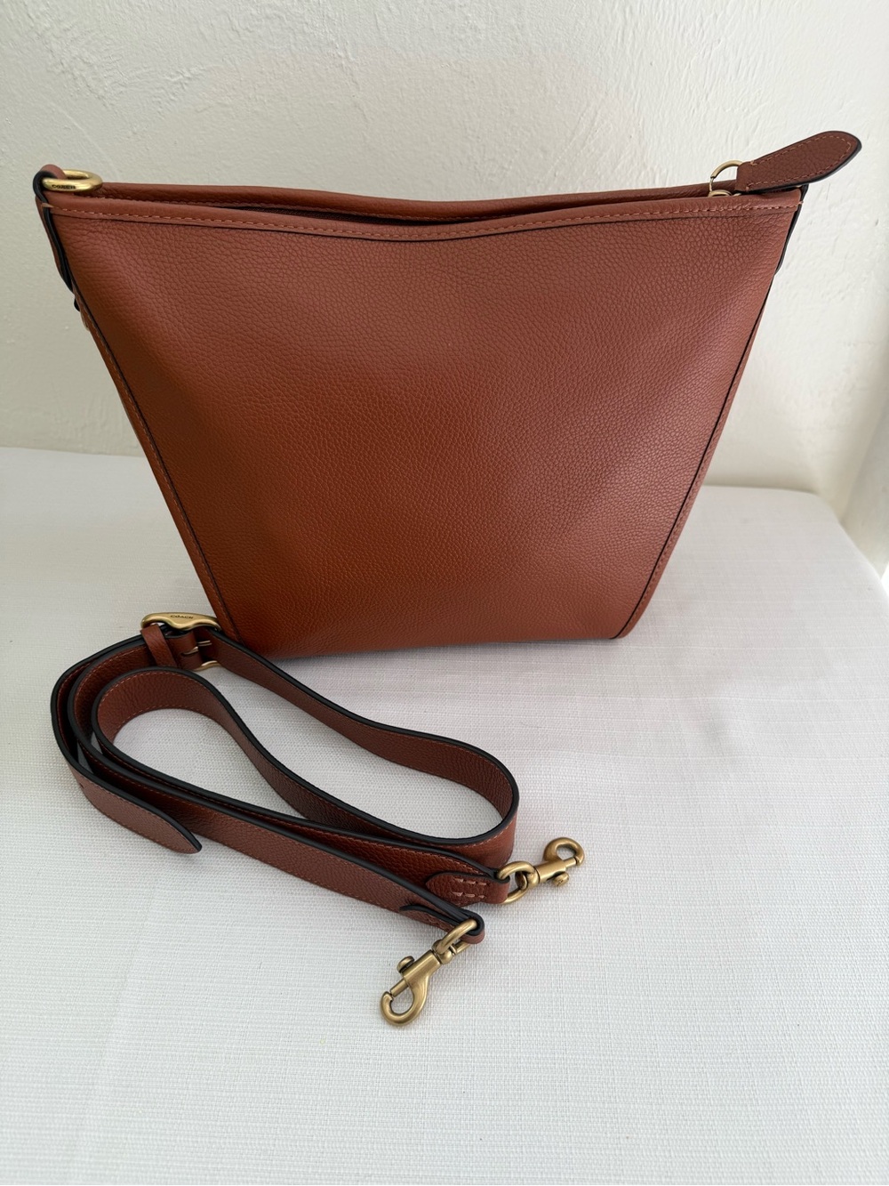 COACH Dufflette Crossbody, Saddle